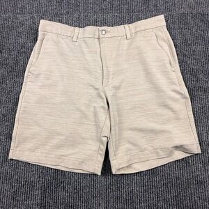 Callaway Mens Golf Shorts Tan Heather Stretch Performance Mens Size 34